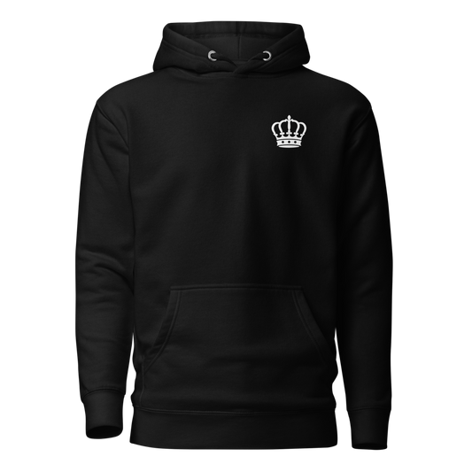 Sweat à Capuche noir attitude dos