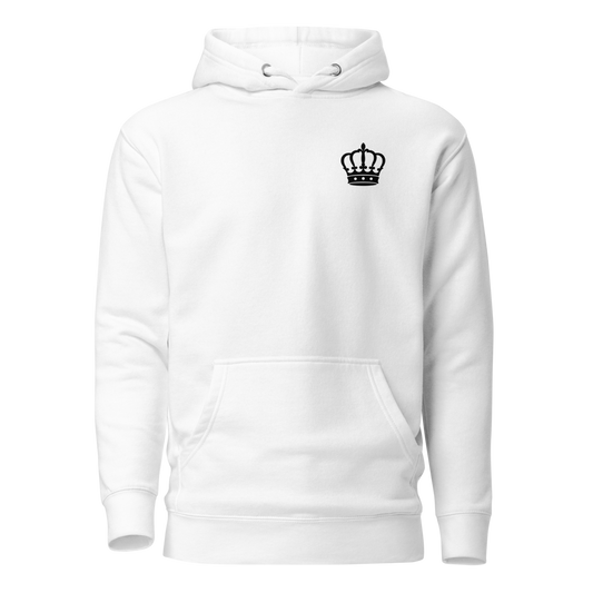 Sweat à Capuche blanc attitude dos
