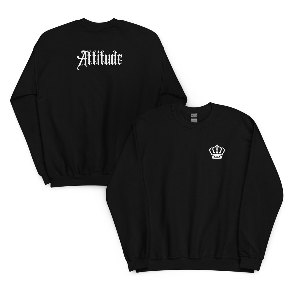 Pull noir attitude dos