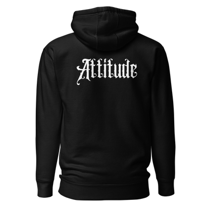 Sweat à Capuche noir attitude dos