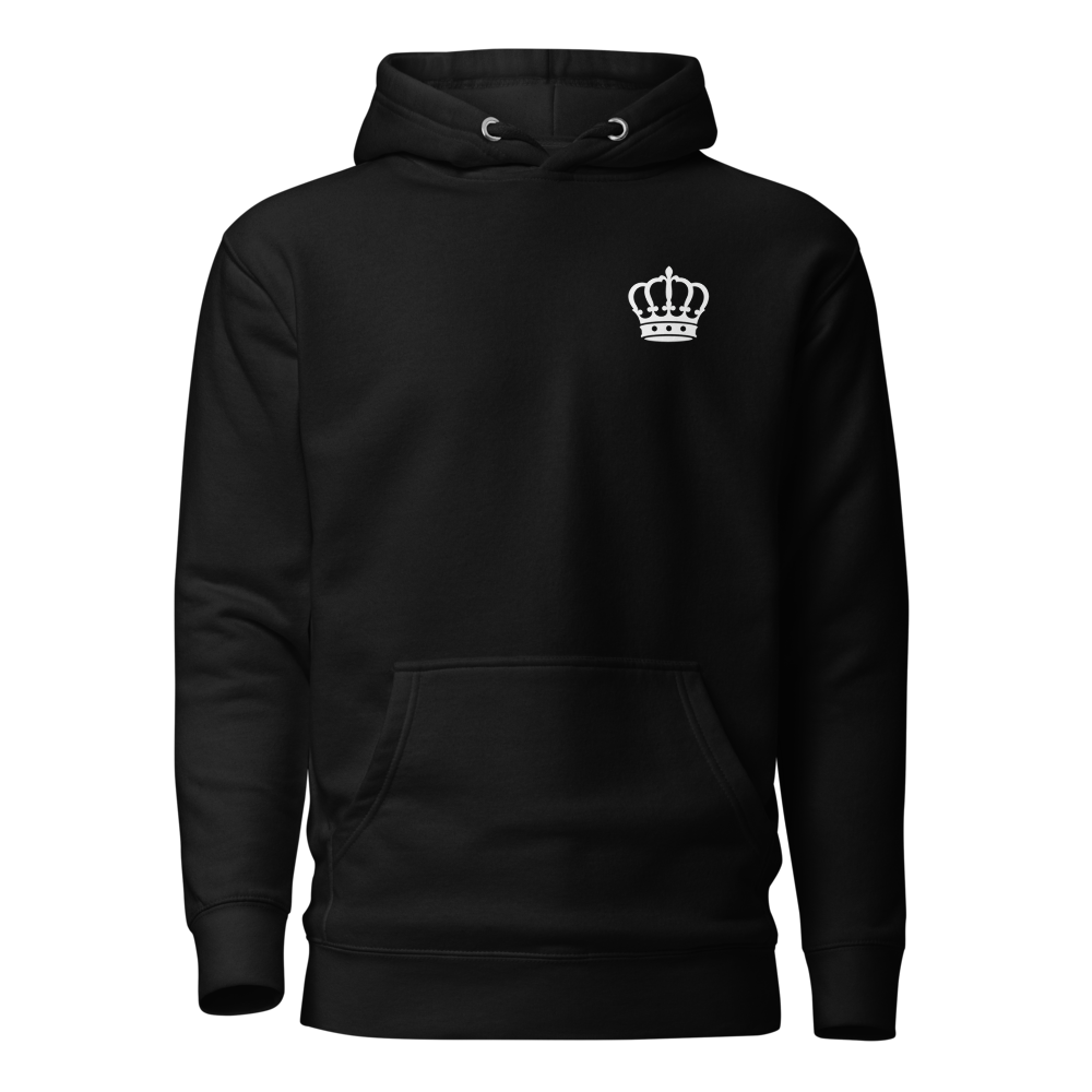 Sweat à Capuche noir attitude dos