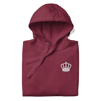 Sweat à Capuche bordeaux attitude dos