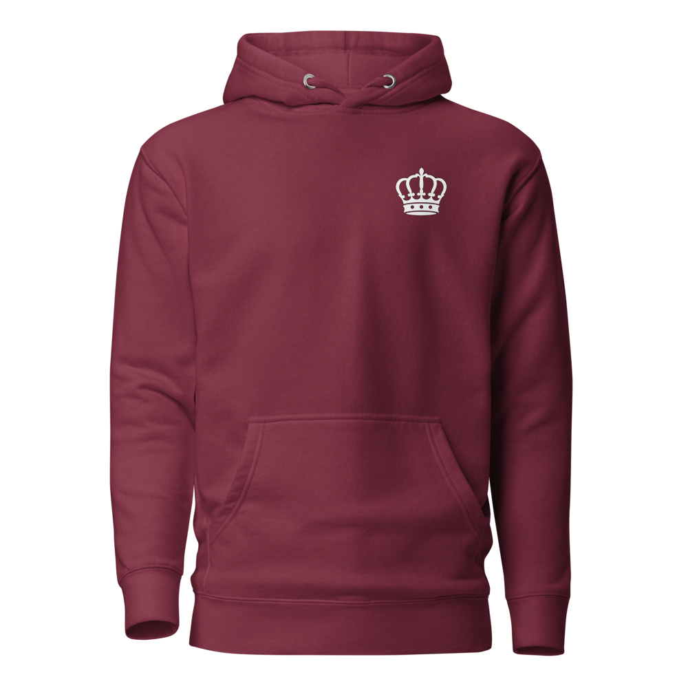 Sweat à Capuche bordeaux attitude dos