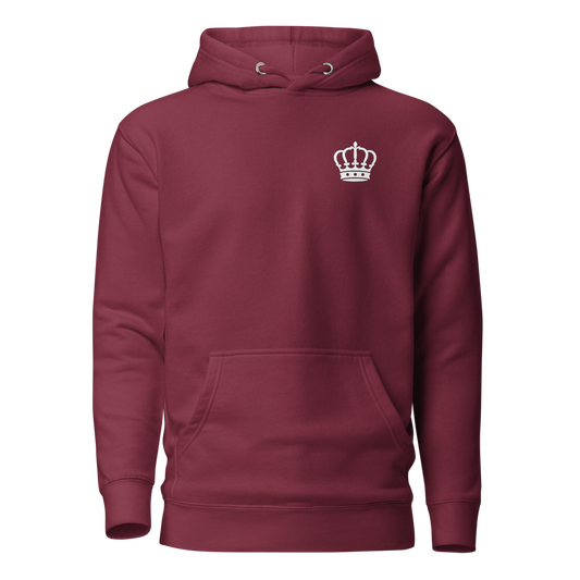 Sweat à Capuche bordeaux attitude dos