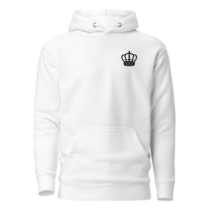 Sweat à Capuche blanc attitude dos