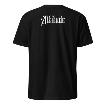 T-shirt noir attitude dos