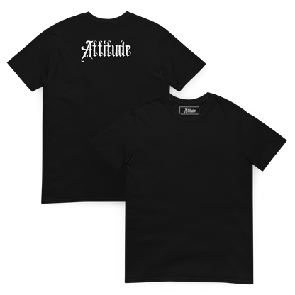 T-shirt noir attitude dos