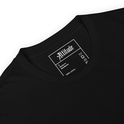 T-shirt noir couronne dos