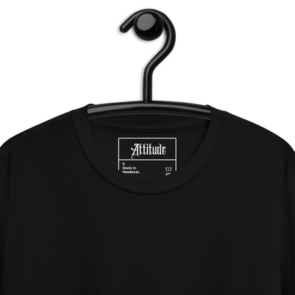 T-shirt noir attitude dos