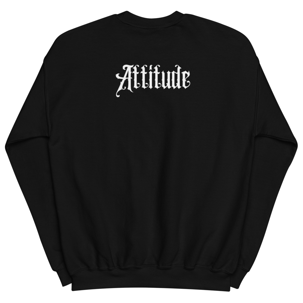 Pull noir attitude dos