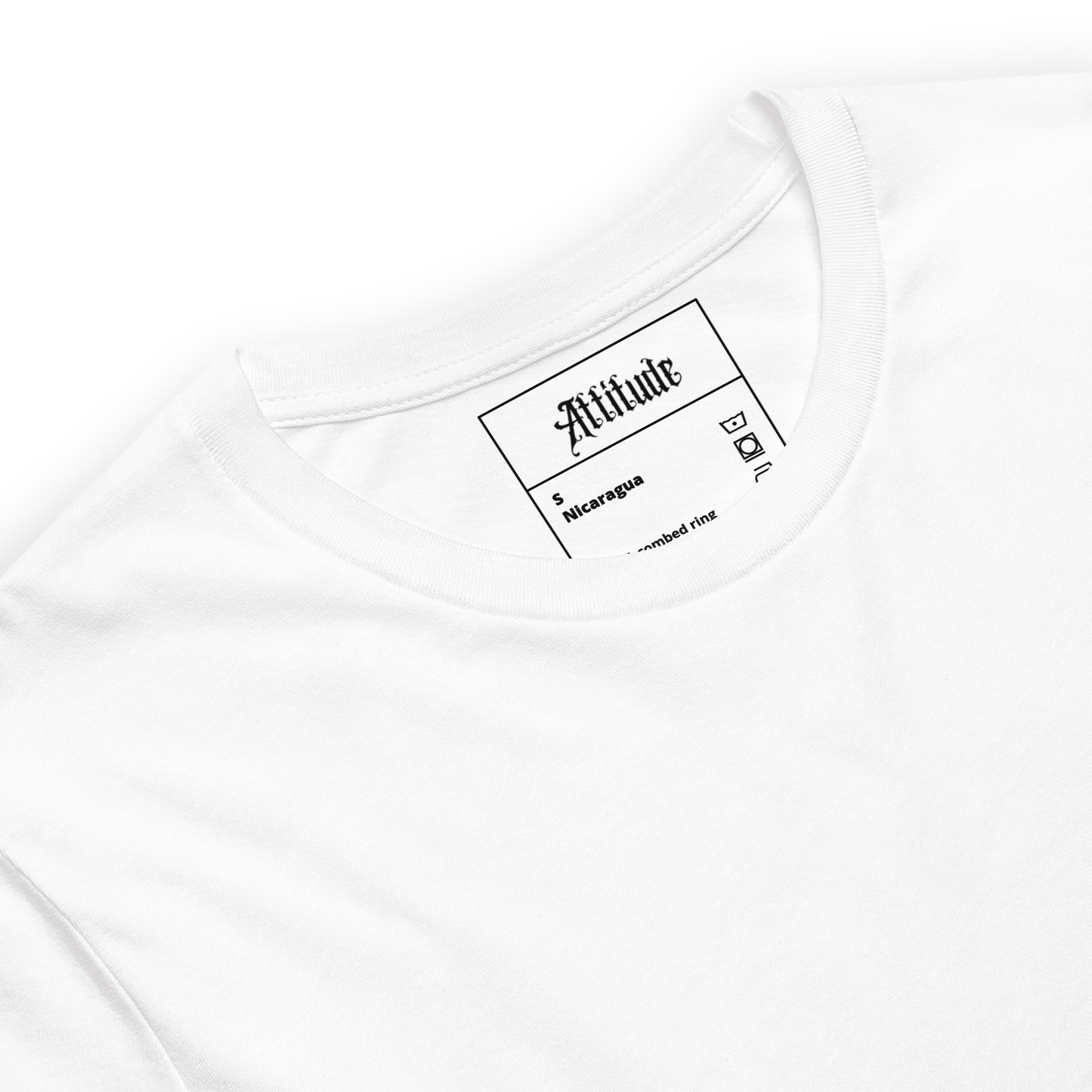 T-shirt blanc couronne dos